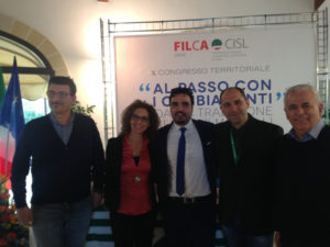 Donato Congedo rieletto segretario generale della Filca Cisl di Lecce