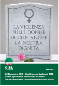 La Cisl di Lecce contro la violenza sulle donne