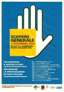 Al via le assemblee sindacali dei lavoratori postali per fermare la privatizzazione di Poste italiane