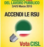 Accendi le RSU. Da oggi al 5 marzo Elezioni RSU con 400 candidati per la Funzione Pubblica della Cisl di Lecce