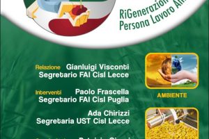 7° Congresso FAI Cisl Lecce: Gianluigi Visconti rieletto Segretario Generale
