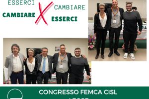 6° Congresso FEMCA Cisl Lecce: Sergio Calò rieletto Segretario Generale