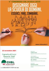 6° Congresso Cisl Scuola Lecce: Gianna Guido rieletta Segretaria Generale