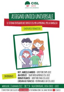 Seminario formativo sull’Assegno Unico Universale